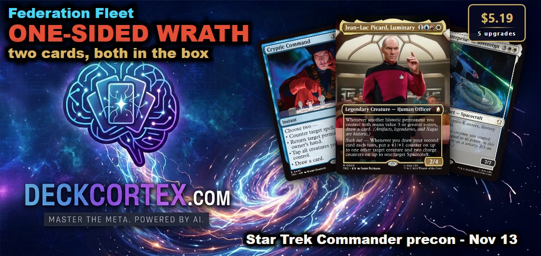 Federation Fleet Hides a One-Sided Wrath. Here's How the Picard Precon Plays, and What to Upgrade