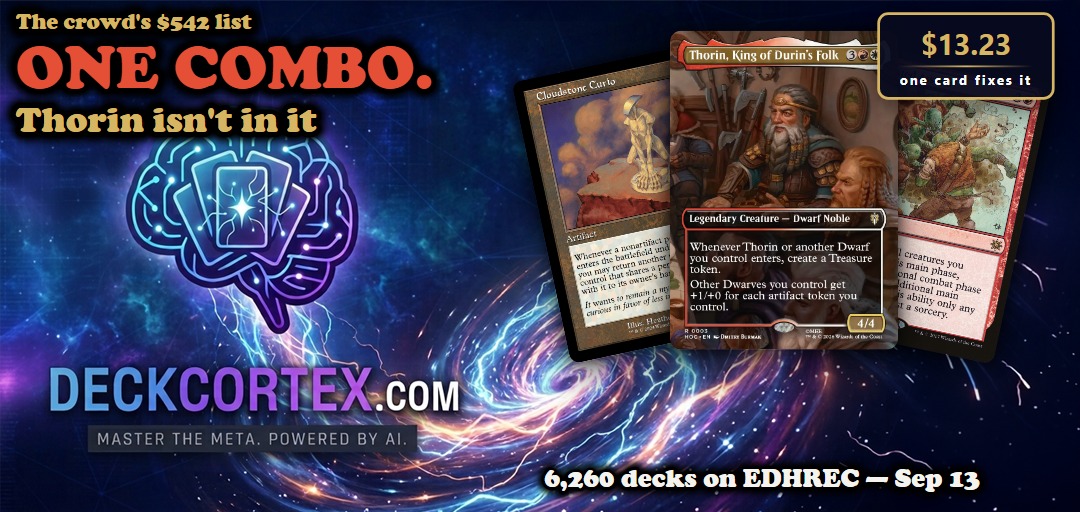 The Crowd's $542 Thorin Deck Has One Combo, and Thorin Isn't In It