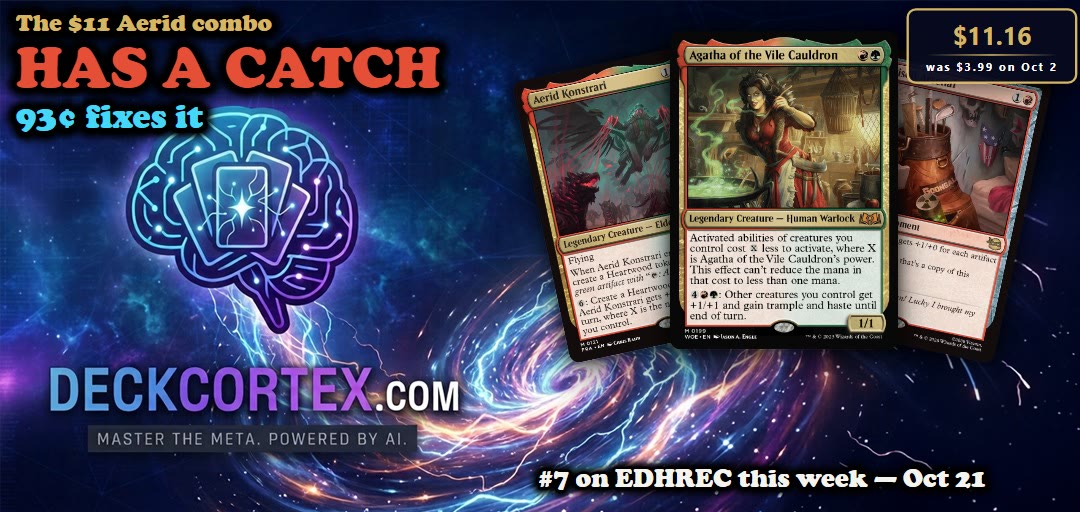 Aerid Konstrari's $11 Combo Has a Catch. A 93-Cent Card Fixes It.